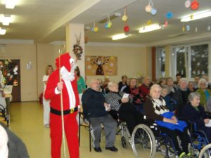 Posedenie s Mikulášom