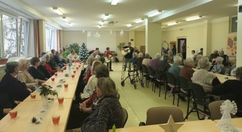 Mikuláš v zariadení pre seniorov