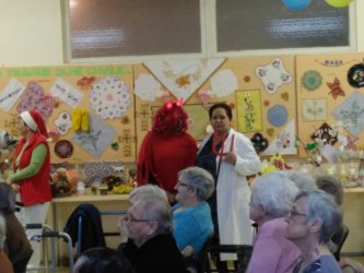 Návšteva Mikuláša v Domove dôchodcov a domove sociálnych služieb Rimavská Sobota