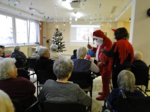 Posedenie s Mikulášom