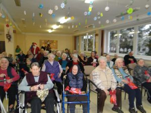 Posedenie s Mikulášom