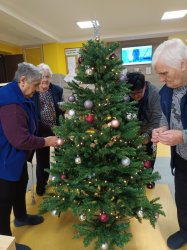 Mikuláš v zariadení pre seniorov