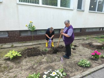 Sadenie kvietkov s deťmi